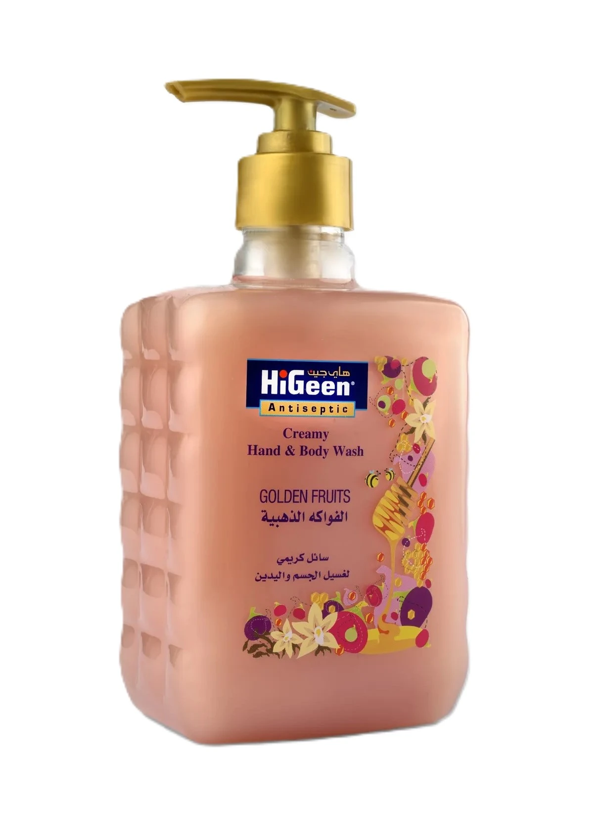 Higeen Creamy Hand & Body Wash Golden Fruits 500 Ml