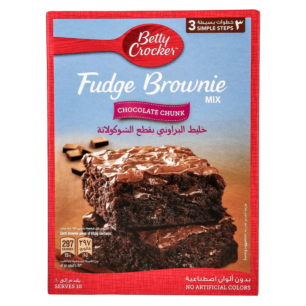 Betty Crocker Brownie Mix Chocolate Chunk 500 Gm - view 2