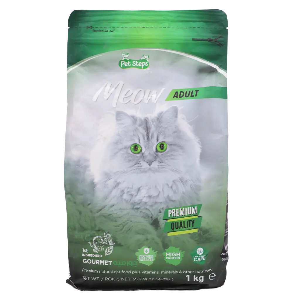 Meow Dry Food for Cats with Gourmet 1 kg - view 2