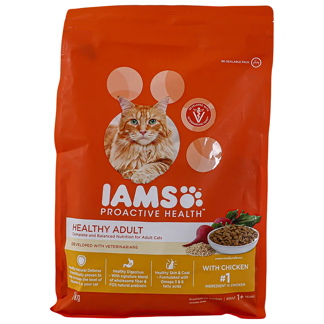 Iams Proactive Health Dry Food for Cats with Chicken 1 kg - view 2