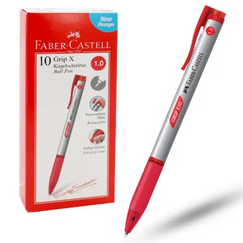 Faber Castell Ball Pen 1.0 mm Red set of 10 - view 5