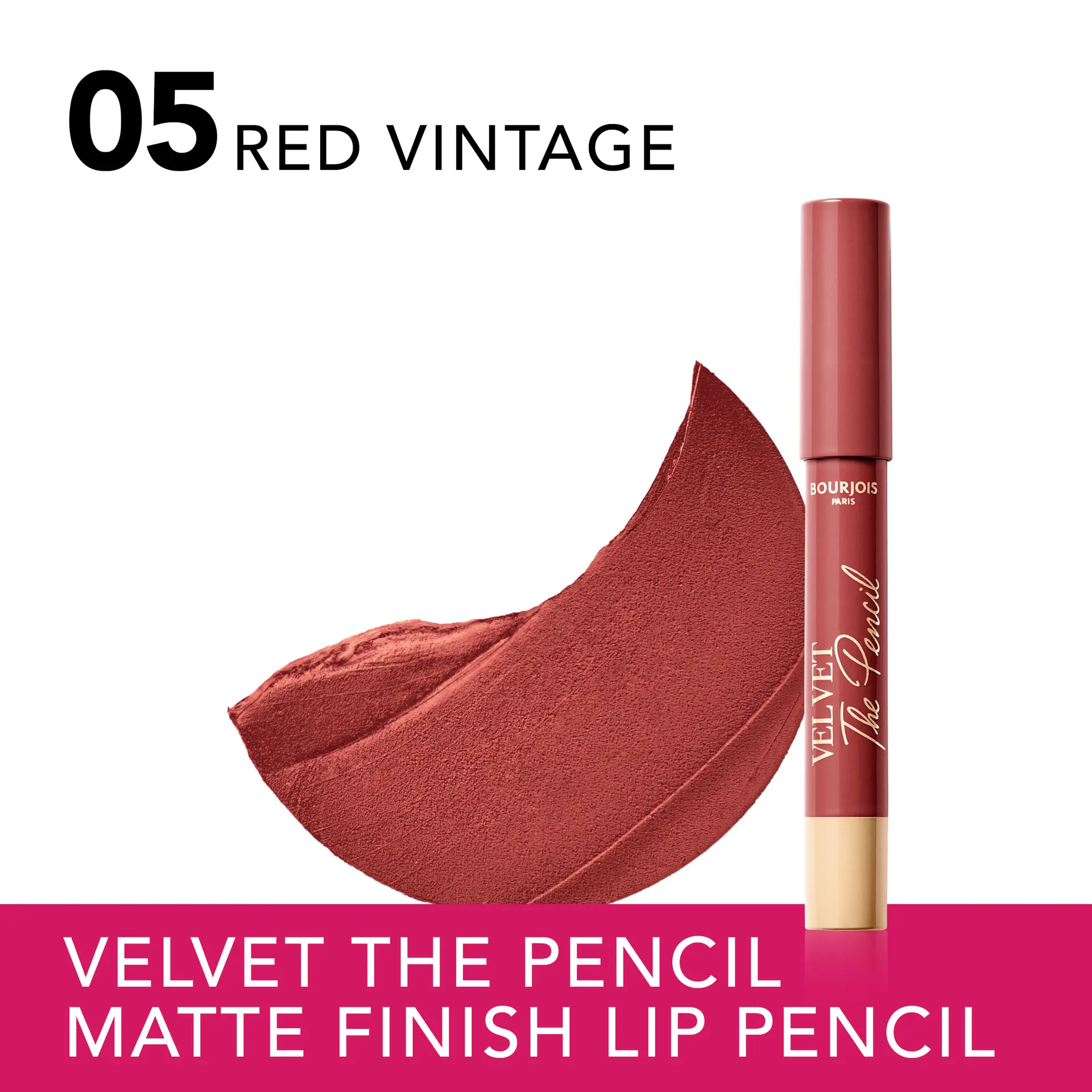 Bourjois Velvet the Pencil 05 Red Vintage - view 8