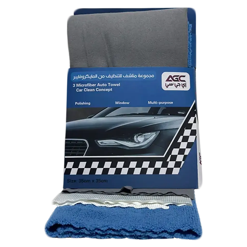 Agc Microfiber Auto Towel Car Clean Concept 3 pcs  - view 1
