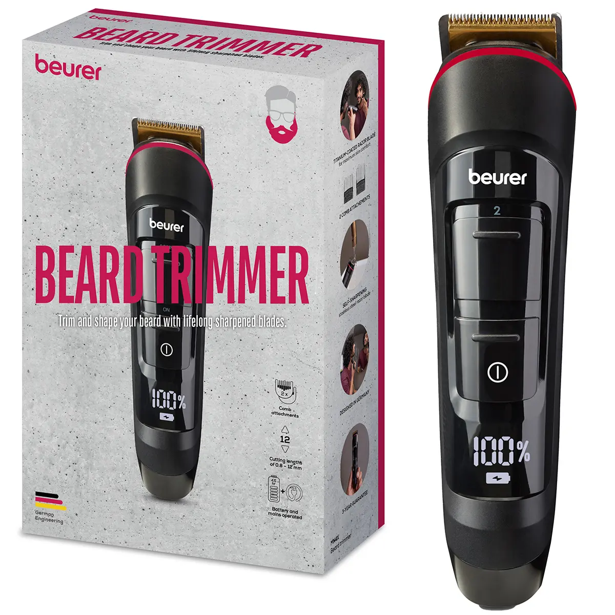 Beurer Beard Trimmer MN4X - view 2