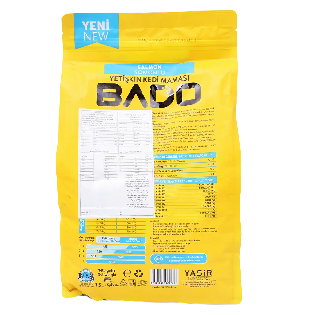 Bado Dry Food for Cats Salmon 1.5 Kg - view 3
