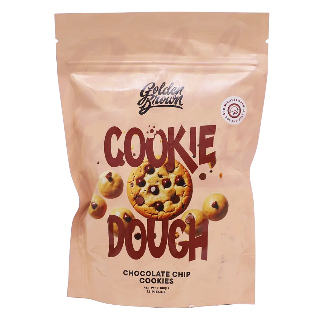 Golden Brown Cookies Dough Chocolate Chip 180 gm - view 2