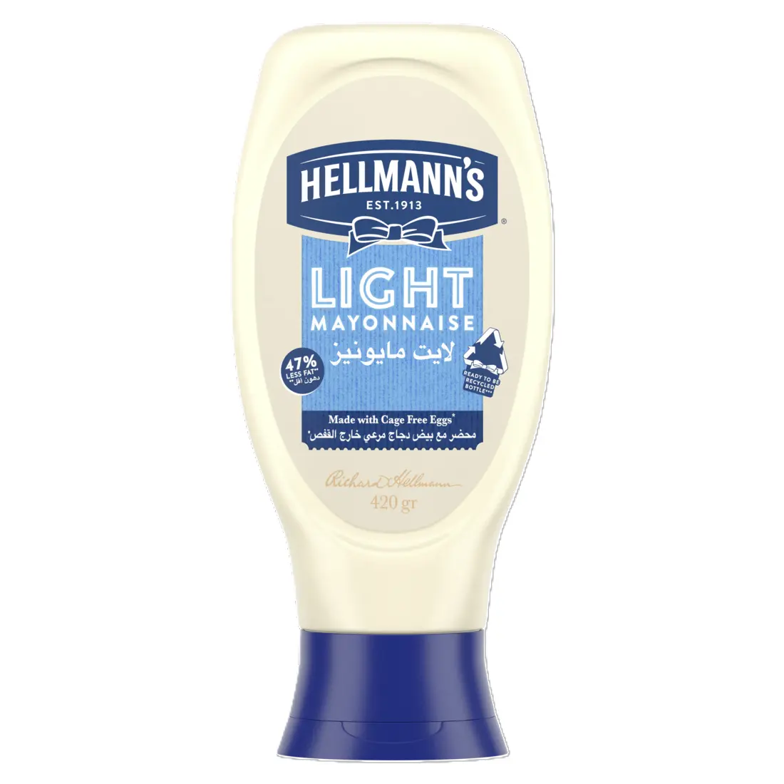 Hellmanns Light Mayonnaise 420 gm  - view 1
