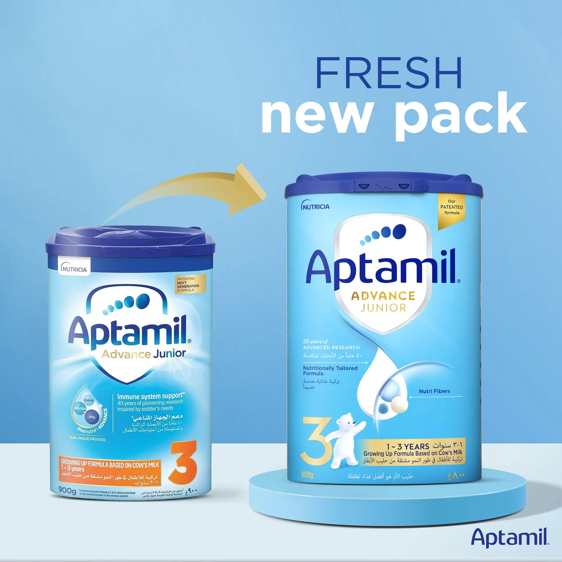 Aptamil Infant Milk (3) 800g - view 5
