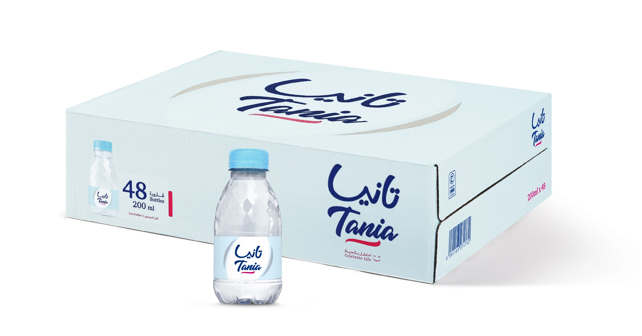 Tania Water Bottle 48 pcs 200 ml