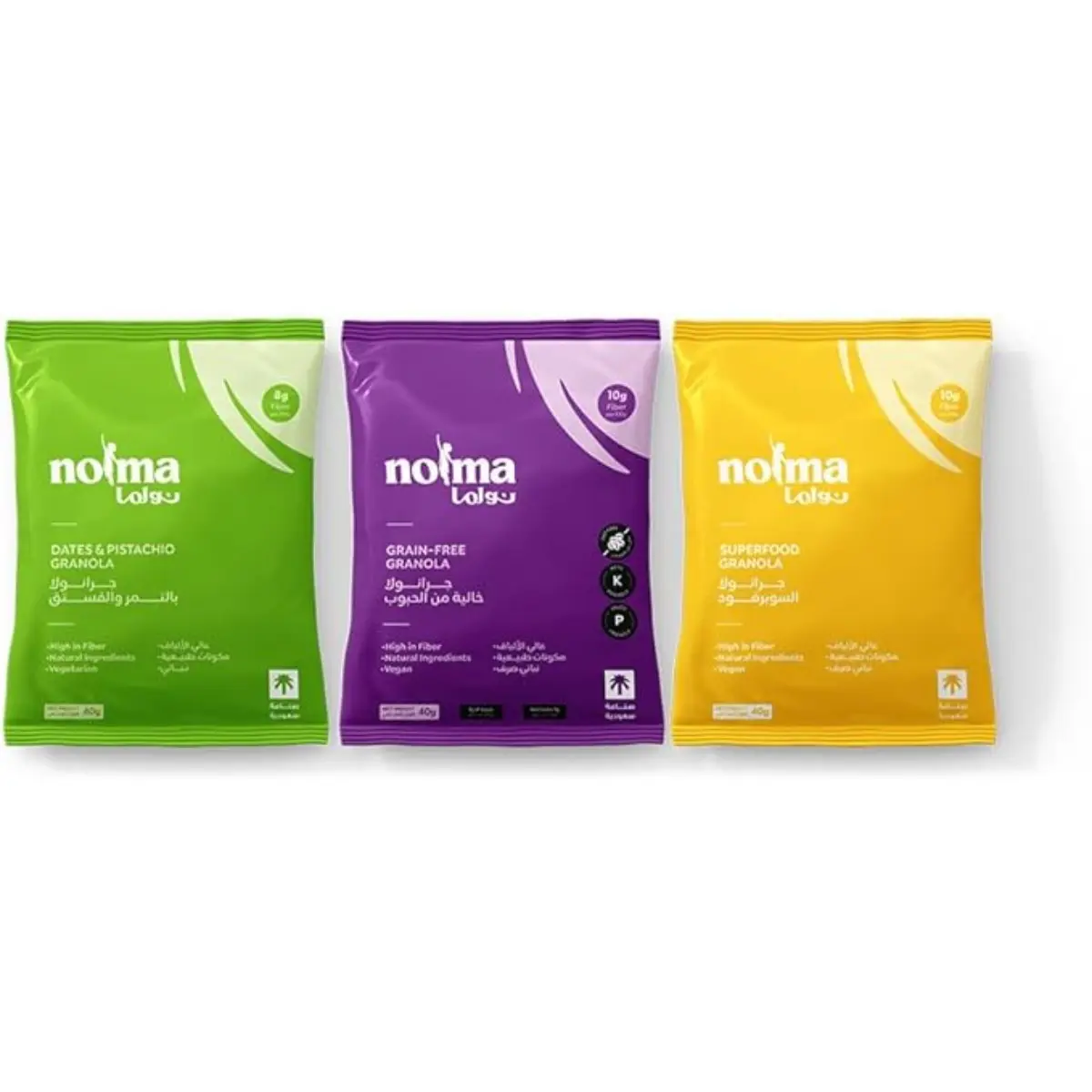 Nolma Granola Assorted 40 gm 6 Packs - view 2