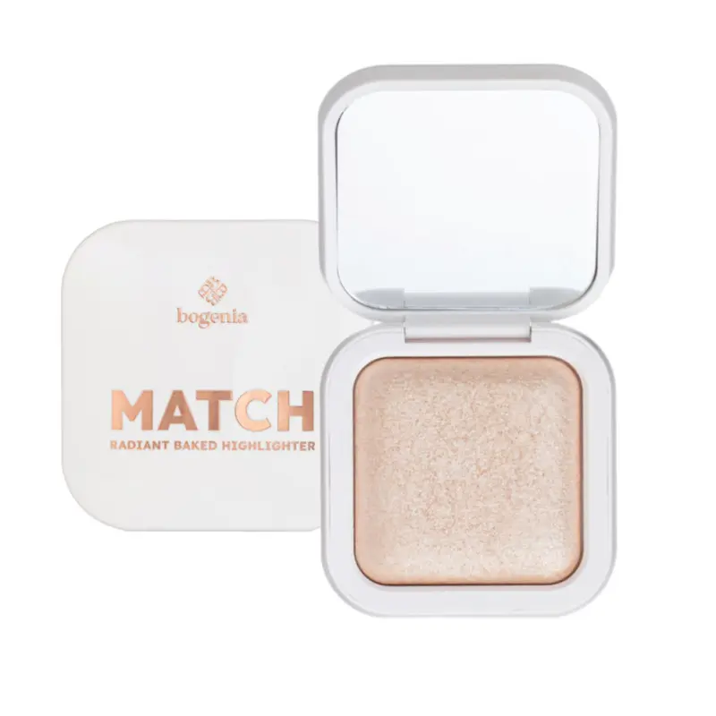 Bogenia Match Radiant Baked Highlighter 001 Light 10 gm - view 3