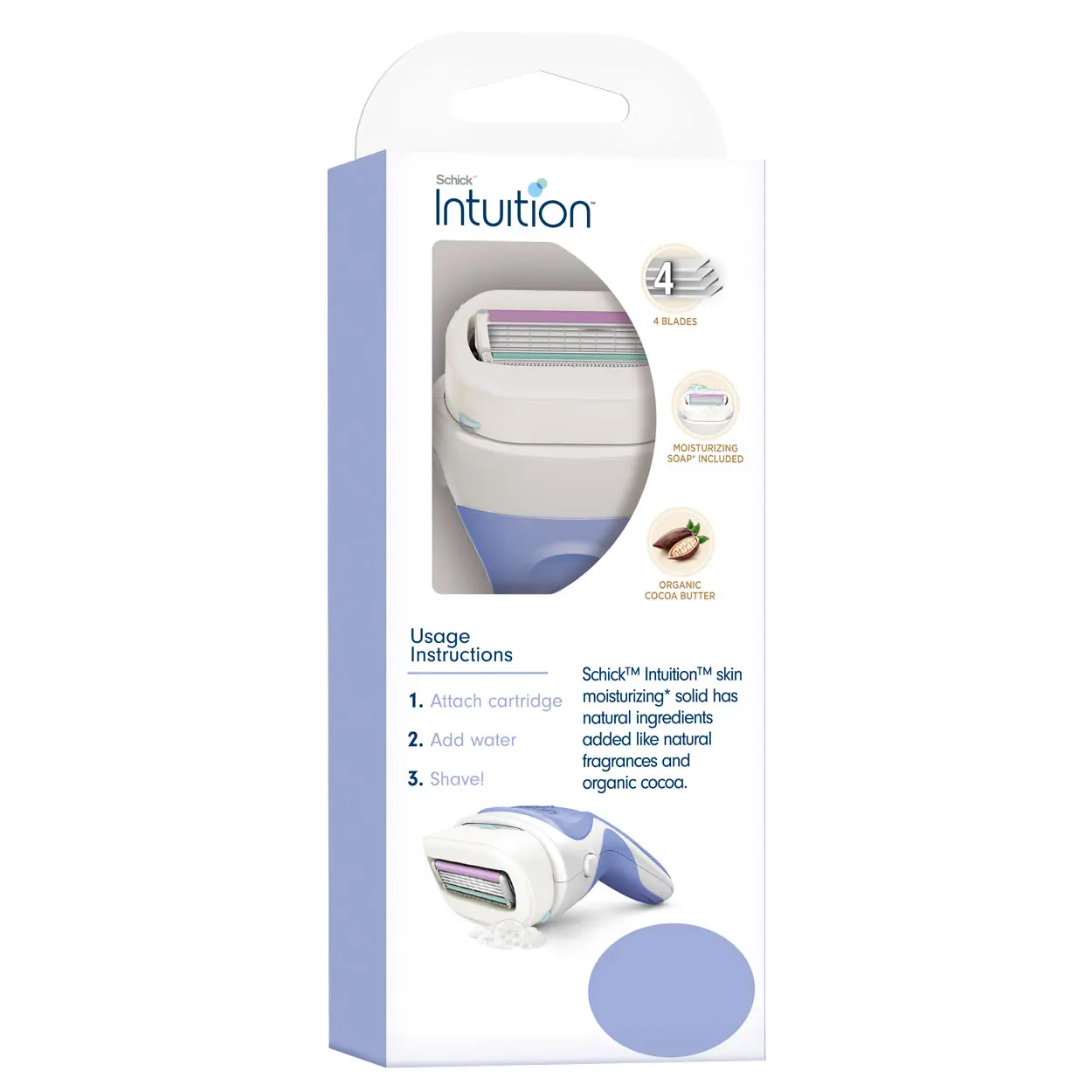 Schick Intuition4 Pure Nourishment 2 PCS - view 8