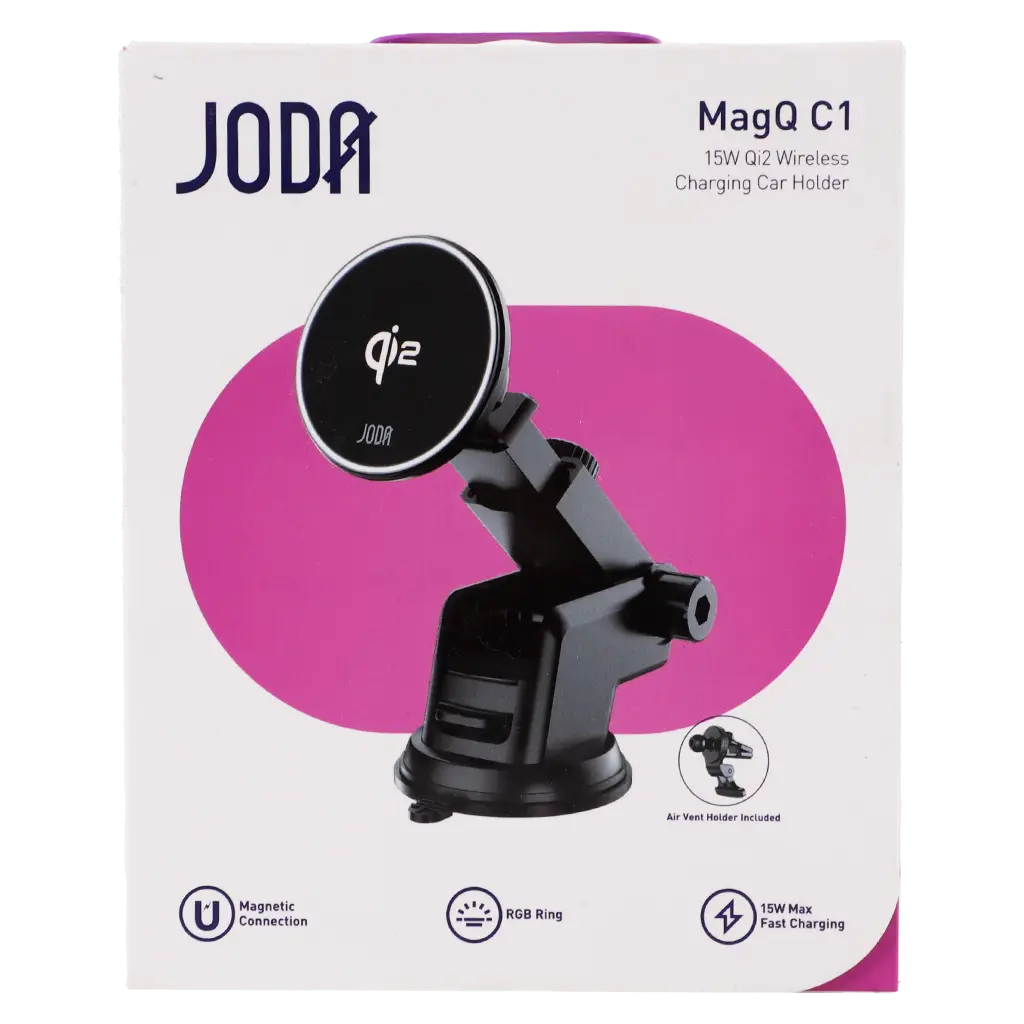Joda MagQ C1 Wireless Charging Car Holder Black Color 15W - view 3