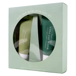 AXIS-Y Mask Now Glow Later Mugwort Pore Clarifying Wash Off Pack 30 ml And Gel Mask 30 ml