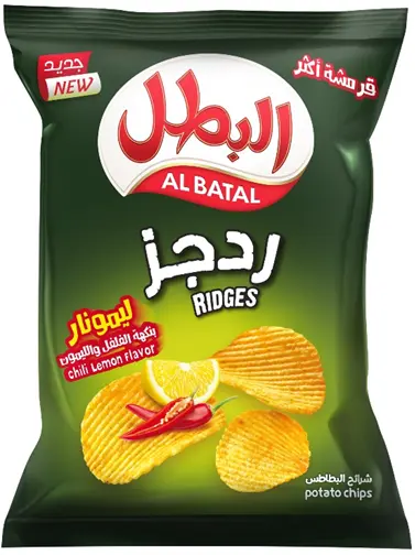 البطل ردجز رقائق بطاطس بالفلفل و الليمون 155 جم - view 9