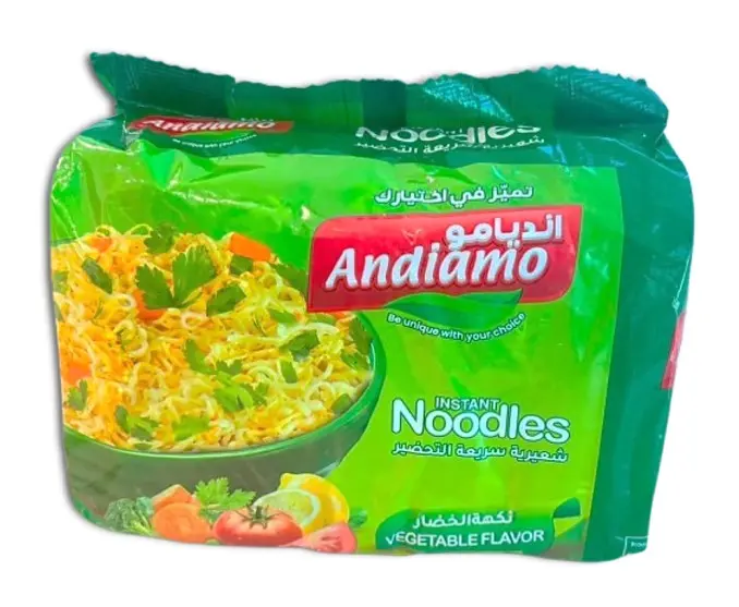 Andiamo Instant Noodles Vegetable 75Gmx5 - view 1