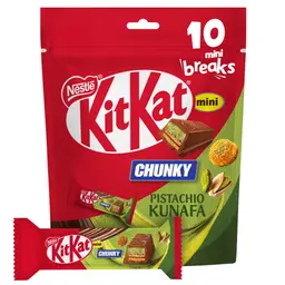 KitKat Chocolate Chunky Mini Pistachio Kunafa 10 pcs 166 gm 
