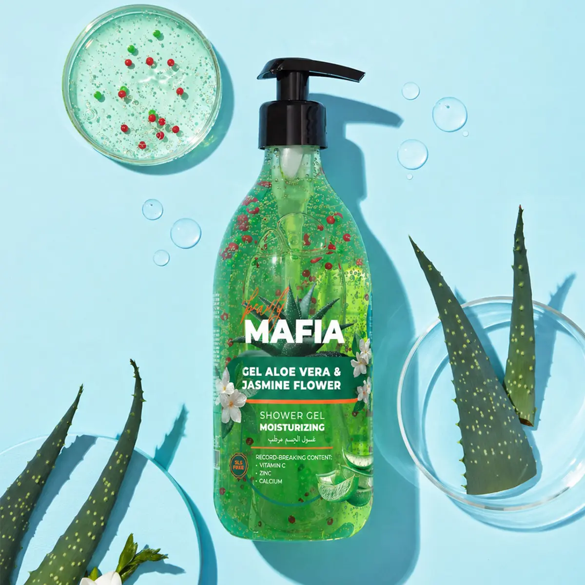 Beauty Mafia Shower Gel Moisturizing Aloe Vera And Jasmine Flower 520 ml - view 2