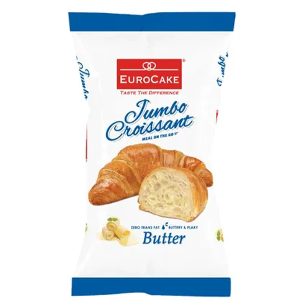 Eurocake Jumbo Croissants - Butter50 gm