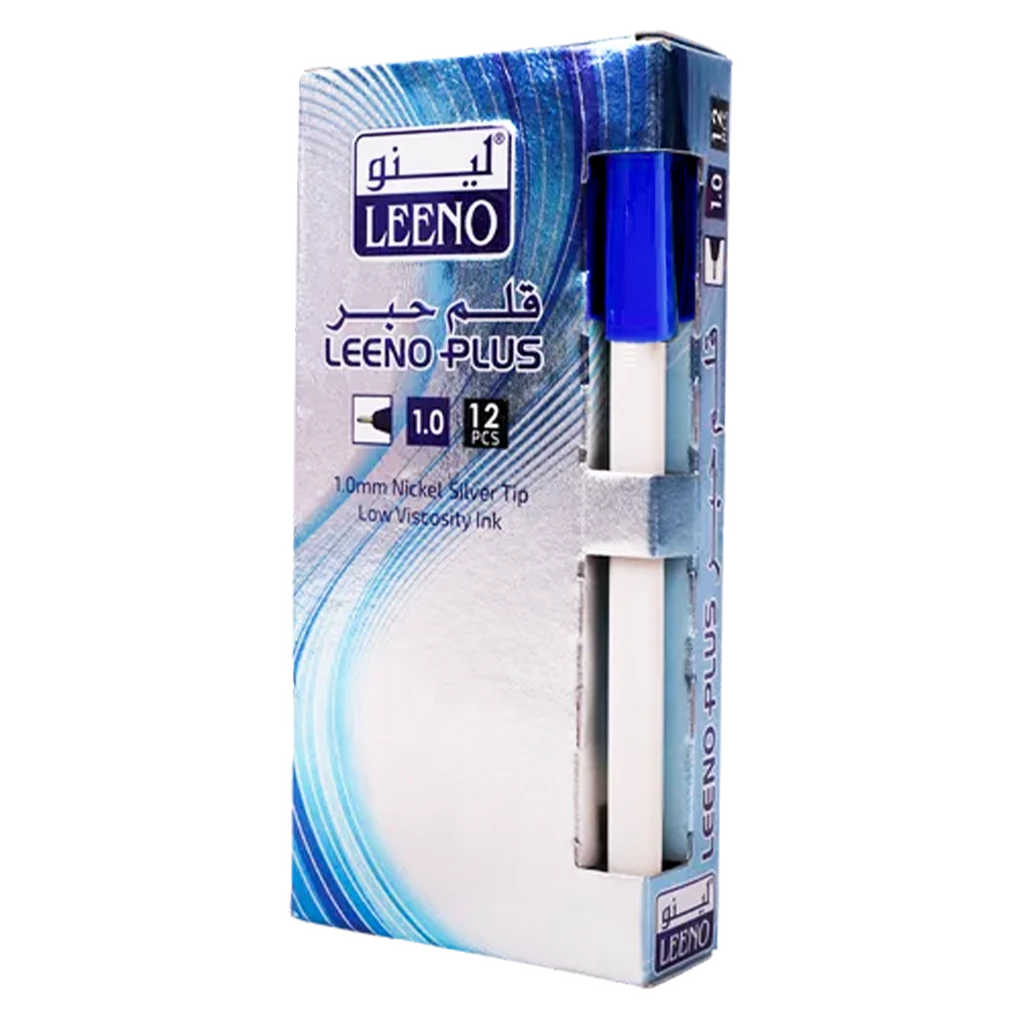 Leeno Plus Ballpen Blue 1.0 mm 12 pcs