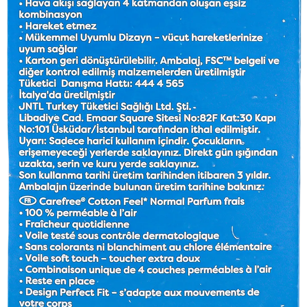 Carefree Sanitary Pads Cotton Fresh Scent 76 pads - view 5