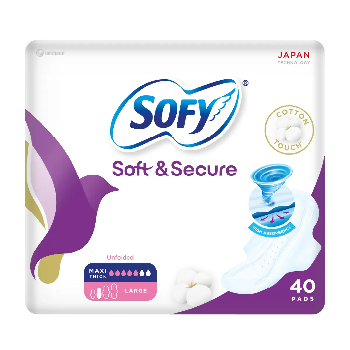 Sofy Sanitary Maxi Large 30 + 10 Pads  - view 1
