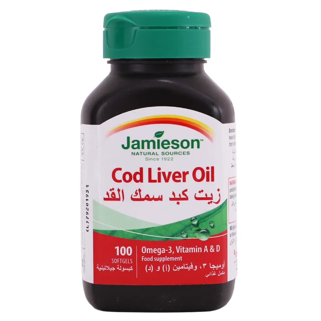 Jamieson Cod Liver Oil 100 Softgels Tablets - view 2