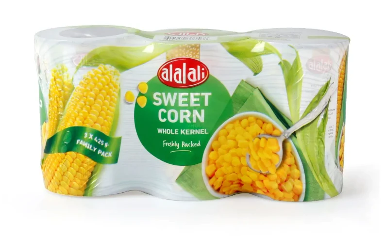 Al Alali Sweet Corn Whole Kernel 425GmX3