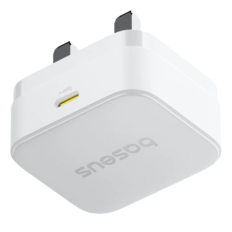 Baseus Palm Fast Charger 1C20Wuk Moon White  Pd Charging  Mini Size