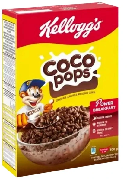 Kelloggs Coco Pops Chocolate Flavoured Multigrain Cereal 500 Gm