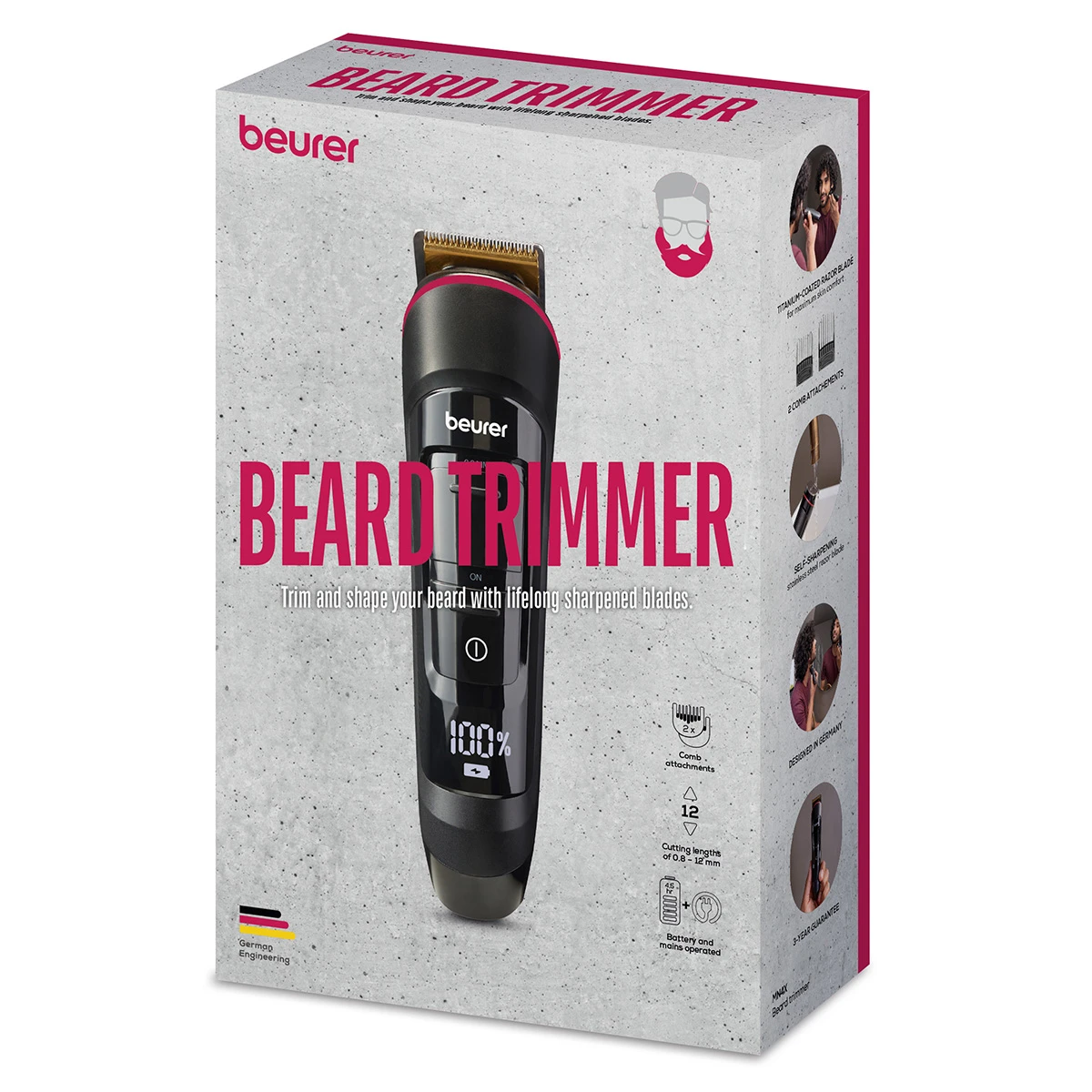 Beurer Beard Trimmer MN4X