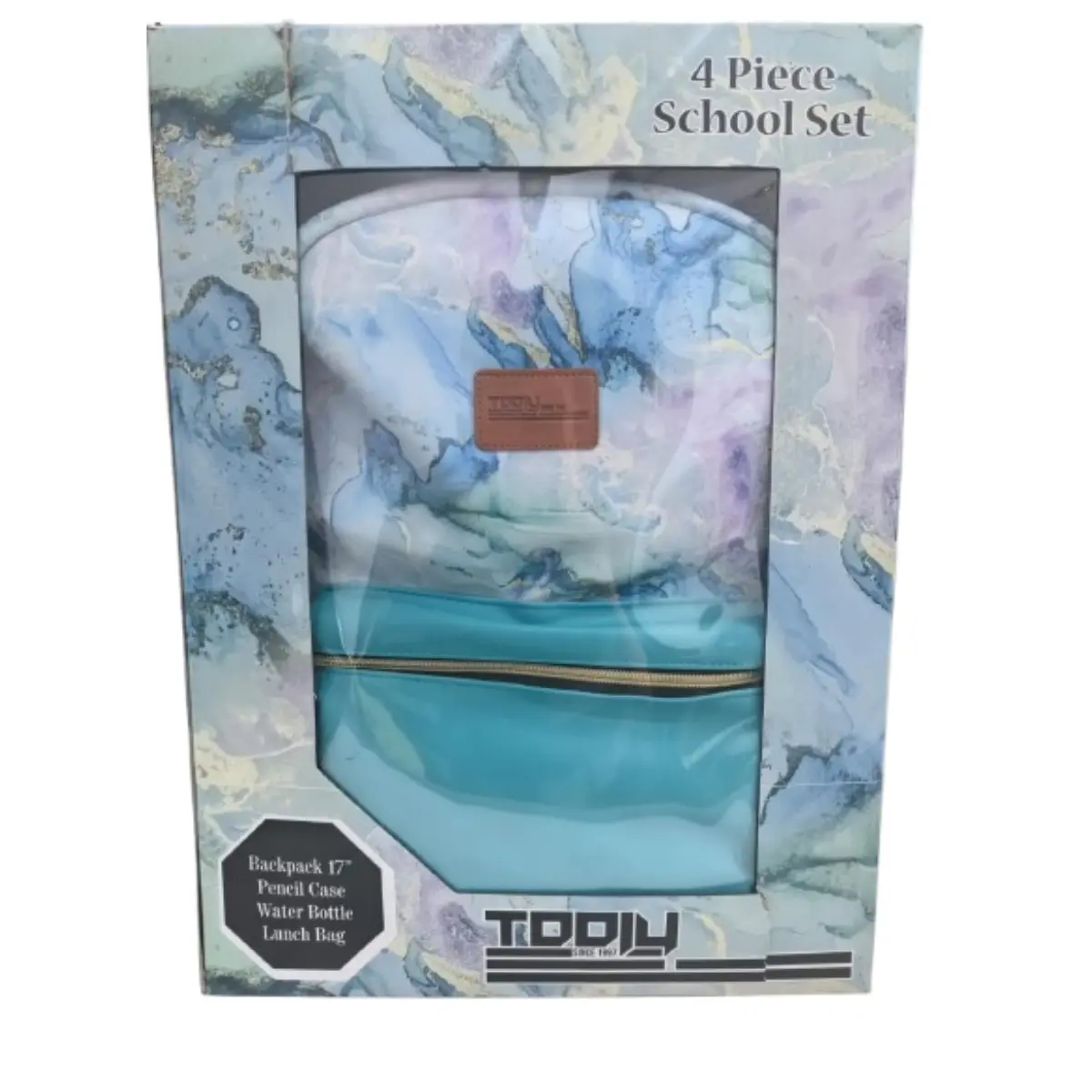 Tooly Backpack set of 4 size 17 inch Light Blue - view 2