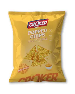 Croker Popped Chips Nacho cheese 30 gm