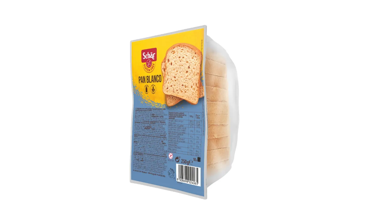Dr Schar Pan Blanco Gluten Free 250 gm - view 2