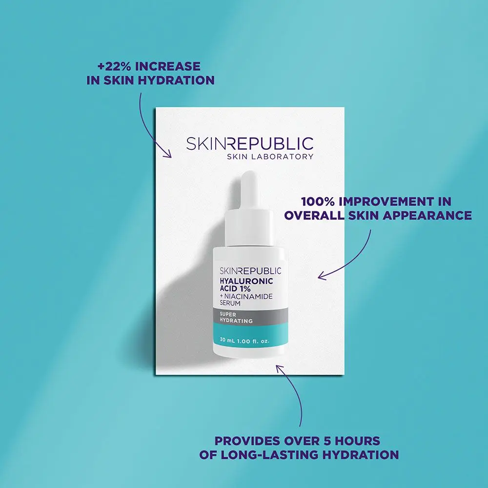 Skin Republic Hyaluronic Acid 1% + Niacinamide 2% Serum 30ml - view 5