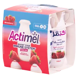 Actimel Strawberry 93MlX4