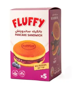 فلافي بان كيك ساندويتش محشو بالتوت 37 جم × 5
