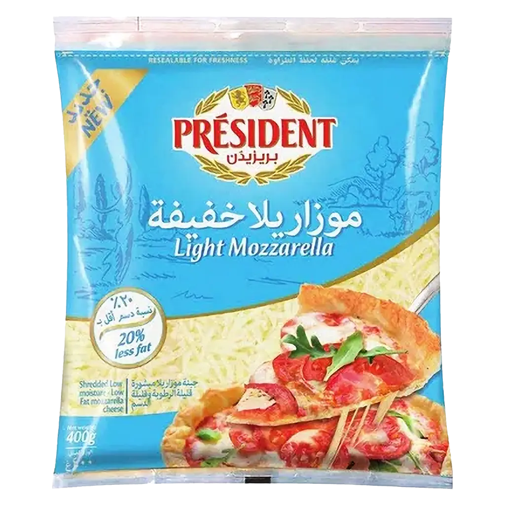 President Mozzarella Cheese Shredded Light 400 gr - view 1