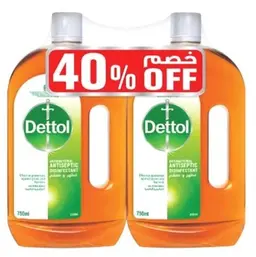 Dettol Anti-Bacterial Antiseptic Disinfectant 2 pcs 750 ml