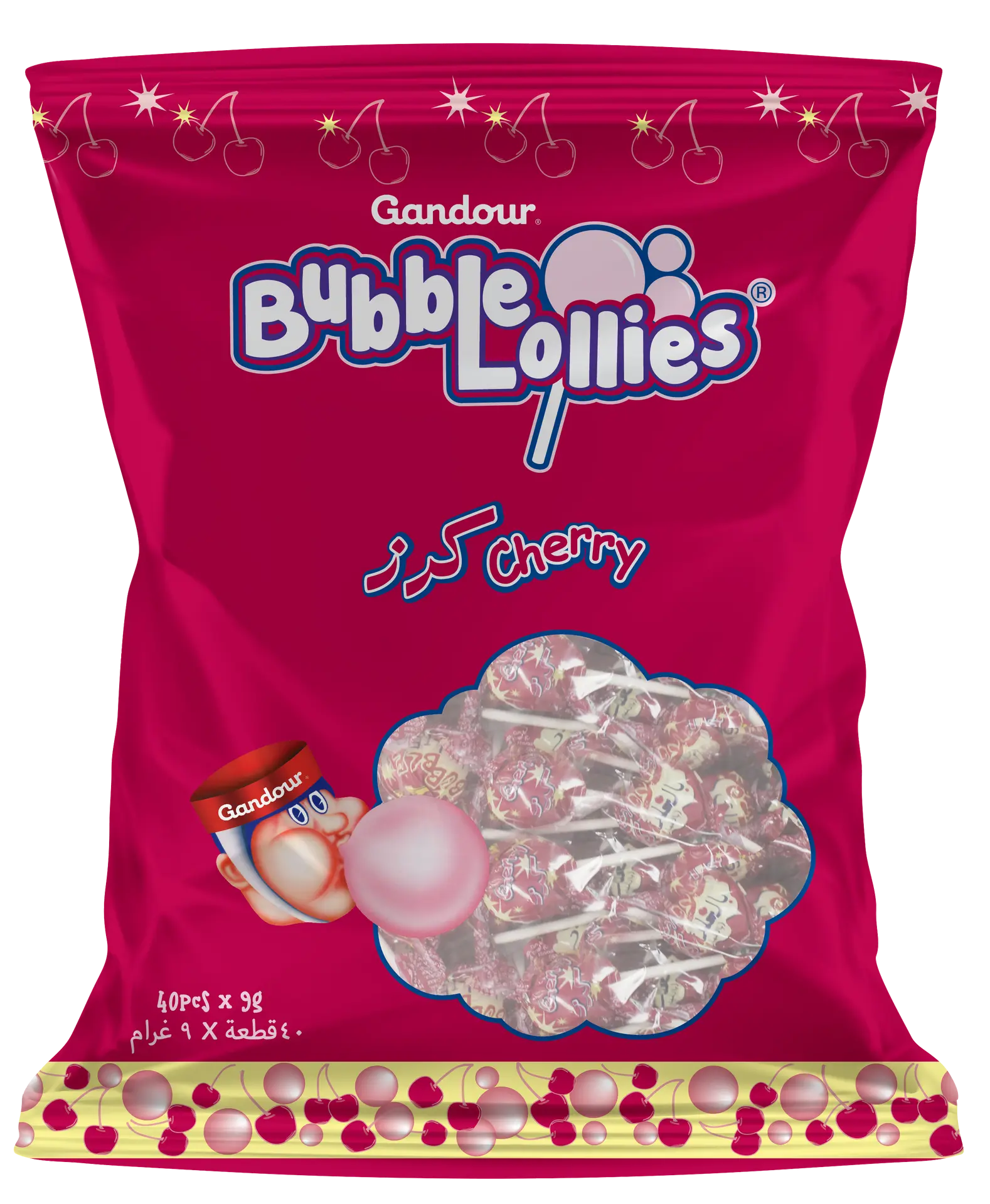 Gandour Lollipops Cherry 35 pcs 9 gm - view 1