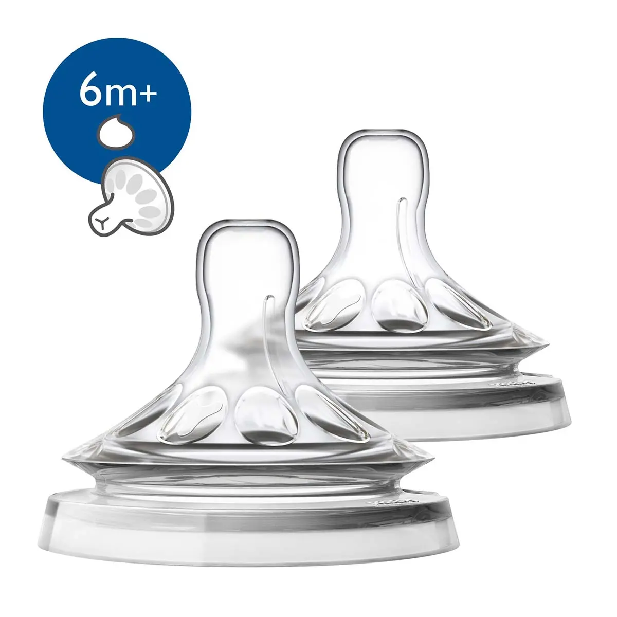 Philips Avent Natural 6.0 Feeding Teats Thick Feed - view 1