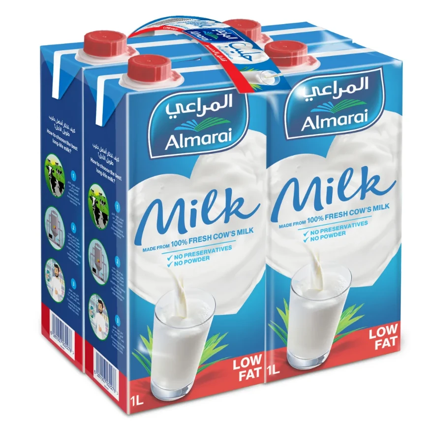 Almarai Uht Milk Low Fat 1LtrX4