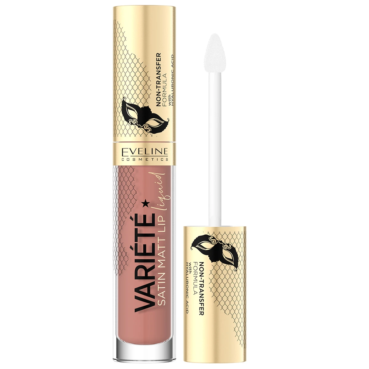 Eveline Variete Satin Mat Lip Liquid No 01 Caramel Cake