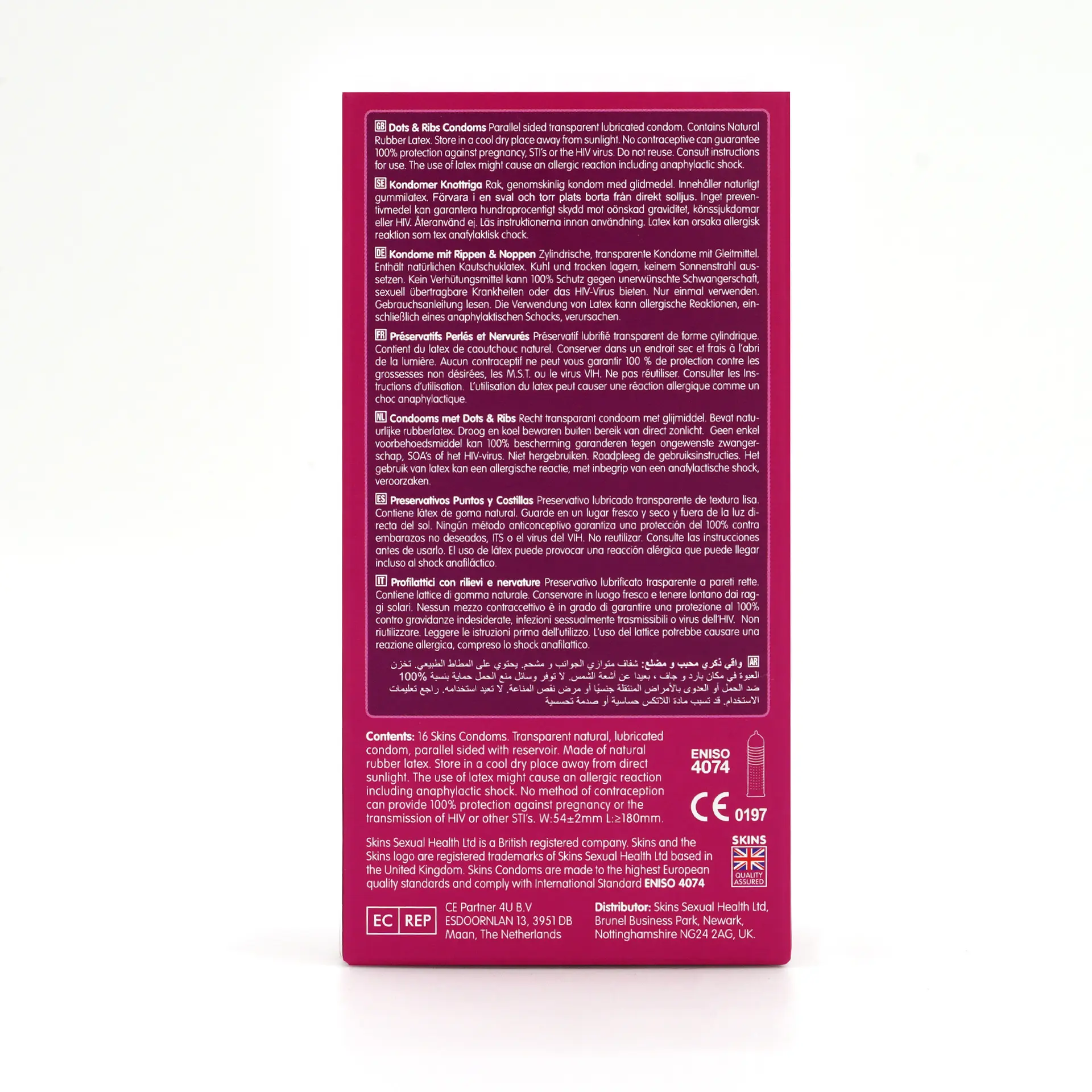 Skins Condom Dots & Ribs 16 Pack - view 5