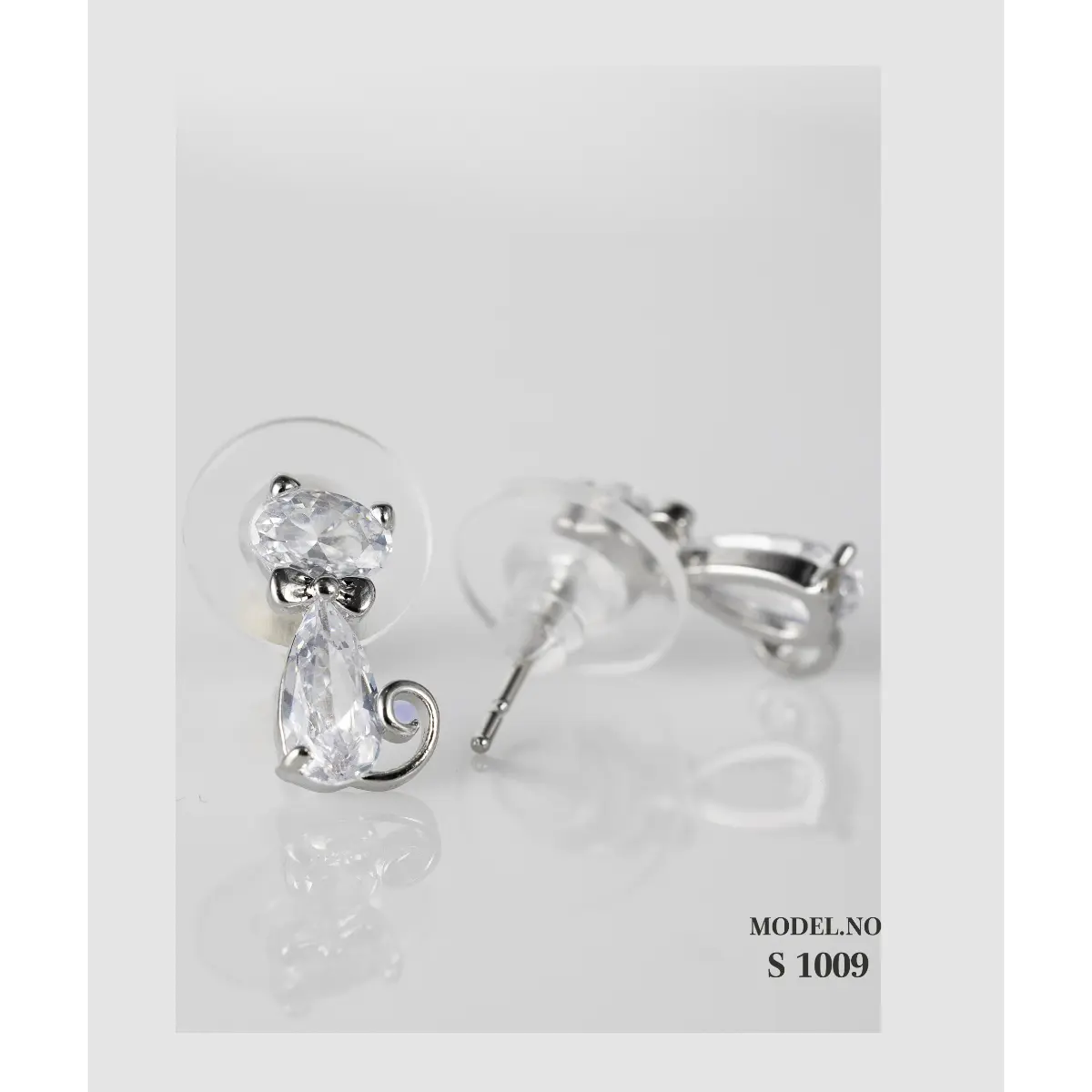 Eve Ear Piercing Silver  S 1009 Ear Ring - view 2