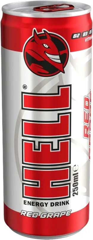Hell Energy Drink Red Grape 250 Ml - view 1