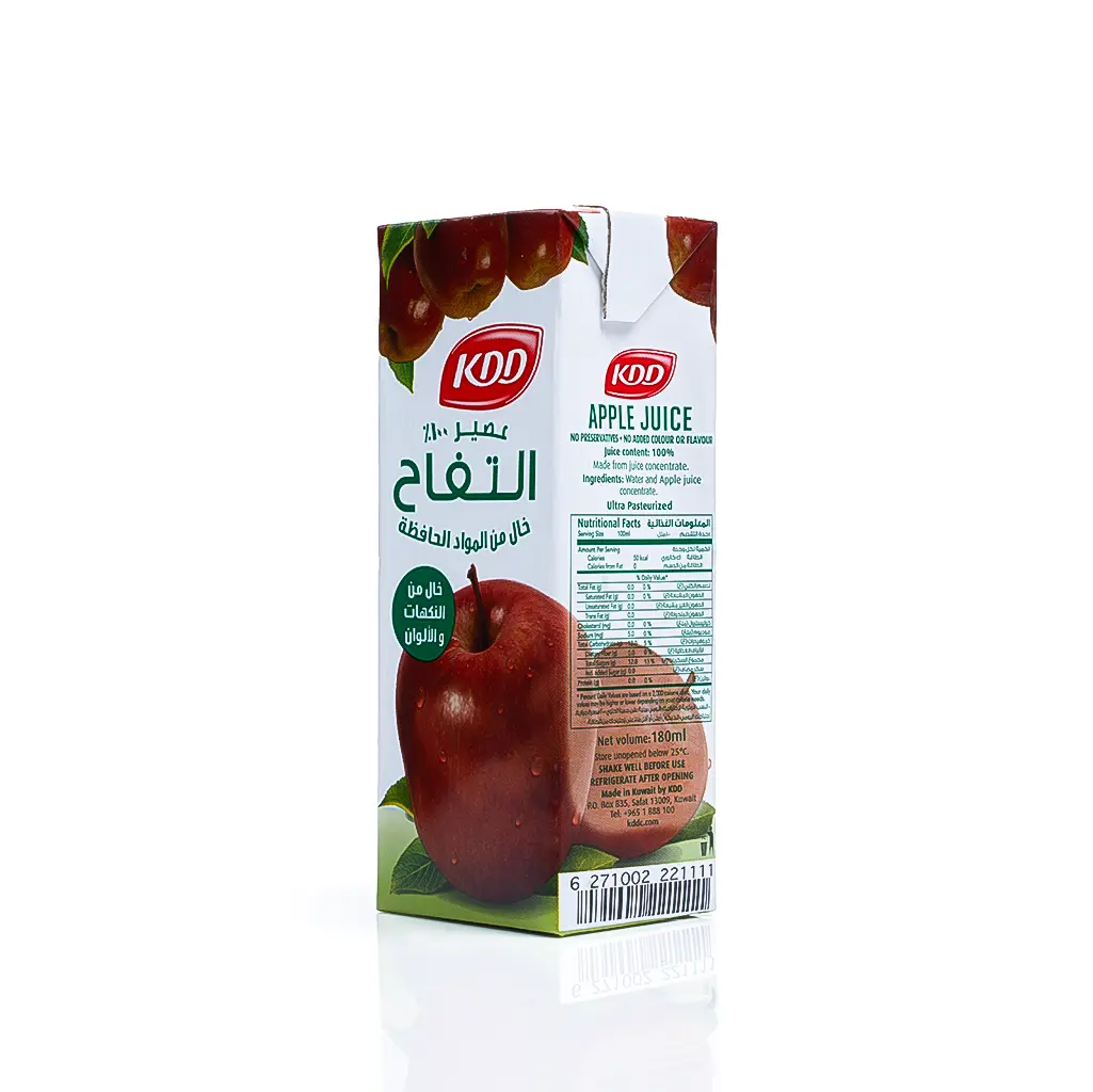 كي دي دي عصير تفاح 180 مل - view 1