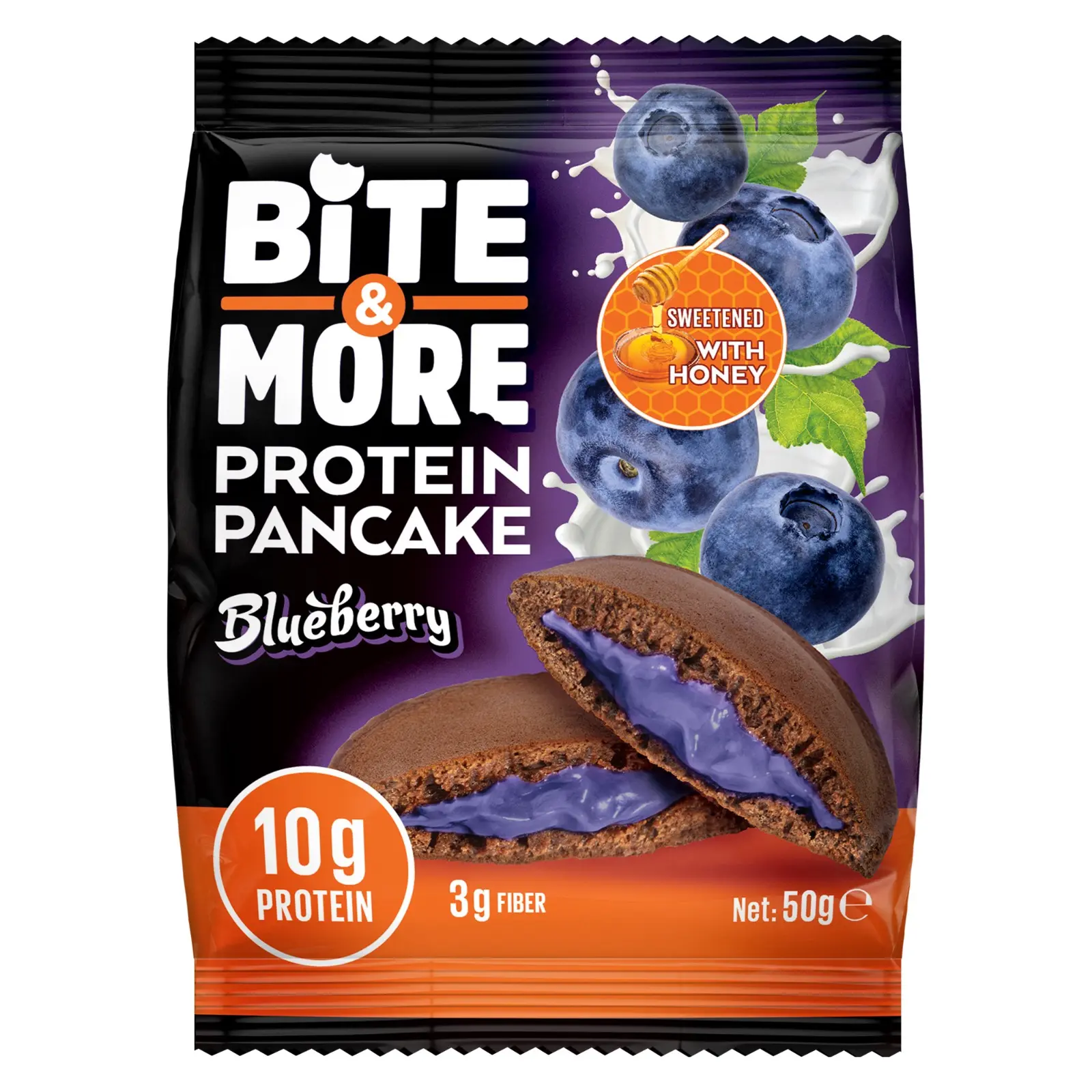 Bite And More Protein Pancake Blueberry 50  gm - view 1