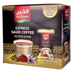 Alkhair Saudi Coffee  Gold 10 Envelop