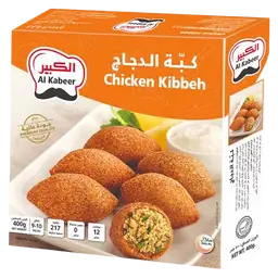 Al Kabeer Chicken Kibba Frozen 400 gm 